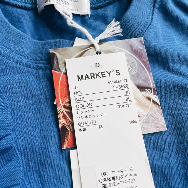 MARKEY'S(マーキーズ)のマーキーズ Tシャツ 95 新品未使用 キッズ/ベビー/マタニティのキッズ服女の子用(90cm~)(Tシャツ/カットソー)の商品写真