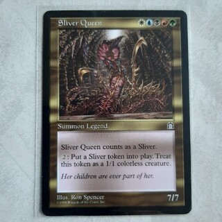 マジックザギャザリング(マジック：ザ・ギャザリング)のMTG《スリヴァーの女王/Sliver Queen》[STH]英語版1枚(シングルカード)