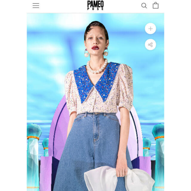 PAMEO POSE(パメオポーズ)のPAMEO EMPRESS BLOUSE レディースのトップス(シャツ/ブラウス(長袖/七分))の商品写真