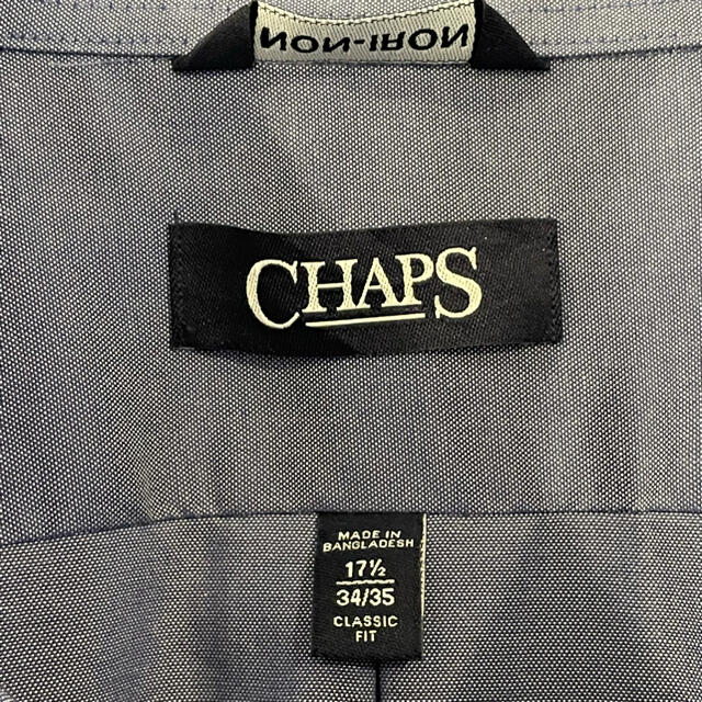 CHAPS(チャップス)の【CHAPS】 チェック 無地 プレーン 長袖シャツ ノンアイロン アメリカ古着 メンズのトップス(シャツ)の商品写真