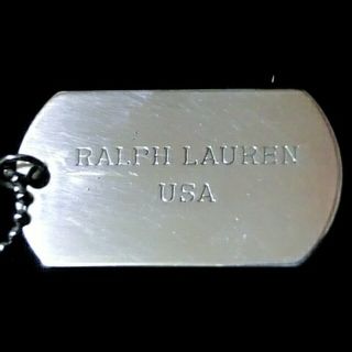 ラルフローレン(Ralph Lauren)のラルフローレン ネックレス ペンダント ドックタグ ドッグタグ プレート シルバ(ネックレス)