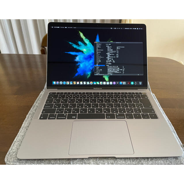 Apple - 【モリヤマ】Macbook Air 2018 スペースグレー　256GB