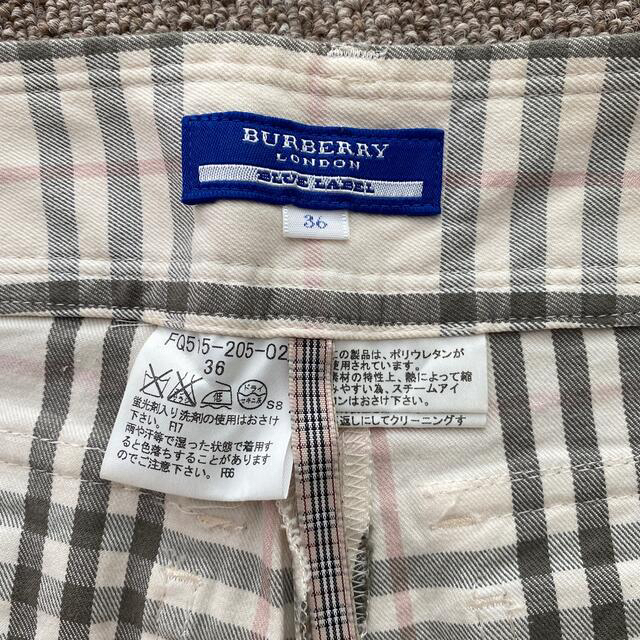 BURBERRY BLUE LABEL(バーバリーブルーレーベル)のBurberry Bluelabel バーバリーブルーレーベル　チェック柄　 レディースのパンツ(ハーフパンツ)の商品写真