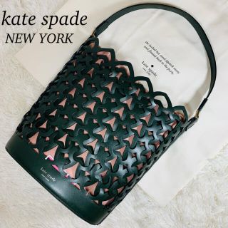 ケイトスペードニューヨーク(kate spade new york)の【希少】ケイトスペードニューヨーク　ドリーミディアムバケット　巾着　ハンドバッグ(ハンドバッグ)