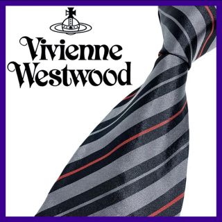 ヴィヴィアンウエストウッド(Vivienne Westwood)のヴィヴィアンウエストウッド シルクネクタイ イタリア製 カラーオーヴロゴ(ネクタイ)