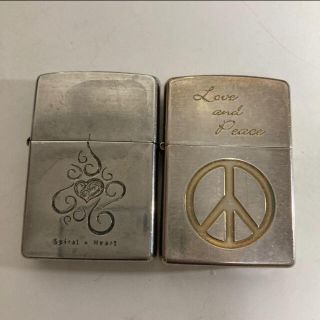 ジッポー(ZIPPO)の希少 ヴィンテージ　 ZIPPO 2点まとめ売り(タバコグッズ)