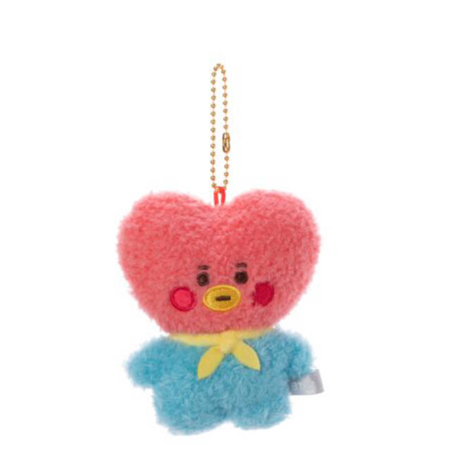 防弾少年団(BTS)(ボウダンショウネンダン)のBT21 ベビーたっとんマスコットキーホルダー TATA エンタメ/ホビーのおもちゃ/ぬいぐるみ(キャラクターグッズ)の商品写真