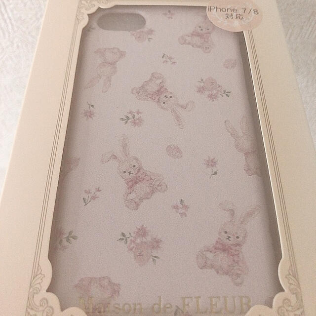 【新品】メゾンドフルール　イースターラビット　iPhone7.8ケース　ピンク