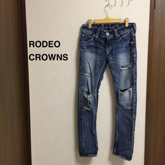 RODEO CROWNS(ロデオクラウンズ)のRODEO クラッシュデニム レディースのパンツ(デニム/ジーンズ)の商品写真