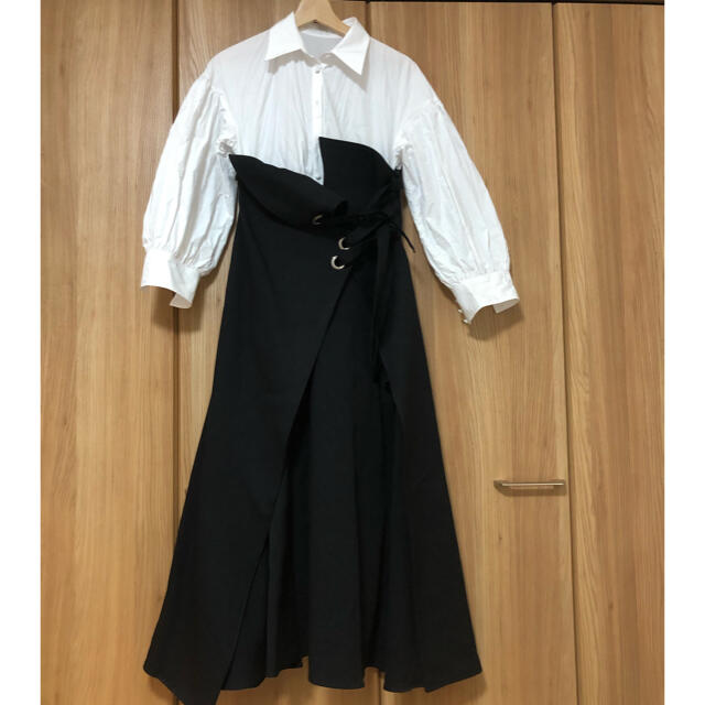 Ameri vintage MILLEFEUILLE SHIRT DRESS