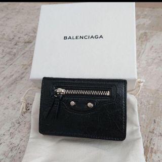 バレンシアガ(Balenciaga)のBALENCIAGA／バレンシアガ／ミニウォレット／黒(折り財布)