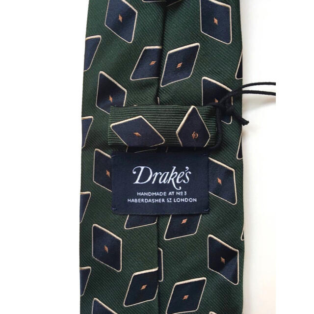 DRAKES(ドレイクス)の★様専用 新品 ドレイクス Drake's ネクタイ 幾何学柄 正規品 メンズのファッション小物(ネクタイ)の商品写真