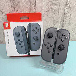 ニンテンドースイッチ(Nintendo Switch)の美品 人気カラー 廃盤グレー Switch 左右 ジョイコンJoy-Con(その他)
