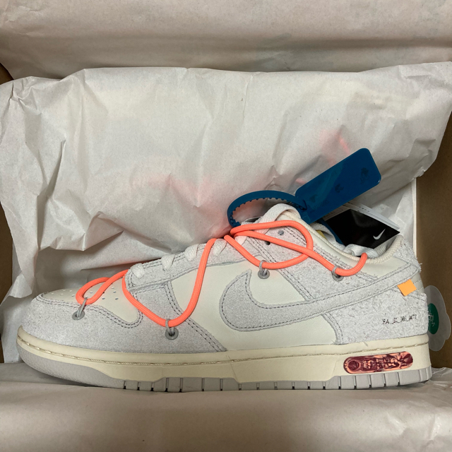 27.5cm OFF-WHITE × NIKE DUNK LOW