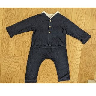 プチバトー(PETIT BATEAU)の2月末まで！　PETIT BATEAU　セットアップ　セーラー　12m 74(パンツ)