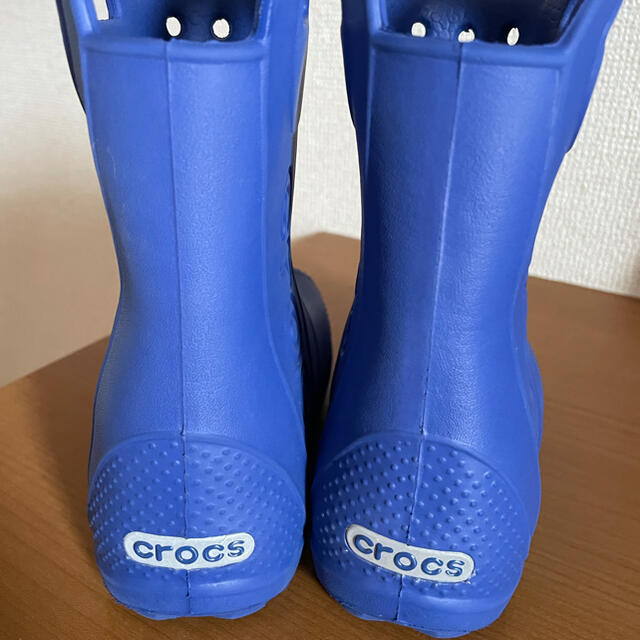 crocs(クロックス)のクロックス　長靴　16.5cm キッズ/ベビー/マタニティのキッズ靴/シューズ(15cm~)(長靴/レインシューズ)の商品写真