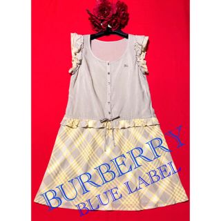 バーバリーブルーレーベル(BURBERRY BLUE LABEL)のBURBERRY BLUE LABEL♡バーバリー・ワンピース(ひざ丈ワンピース)