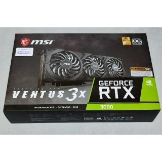 新品未開封 MSI RTX 3090 VENTUS 3X 24G OC (PCパーツ)