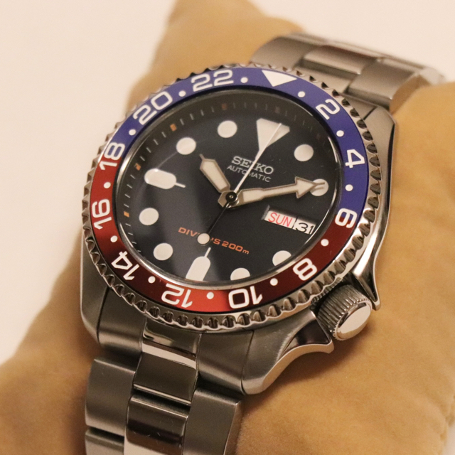 【ご奉仕価格】SEIKO SKX009 ネイビーボーイ MOD 腕時計