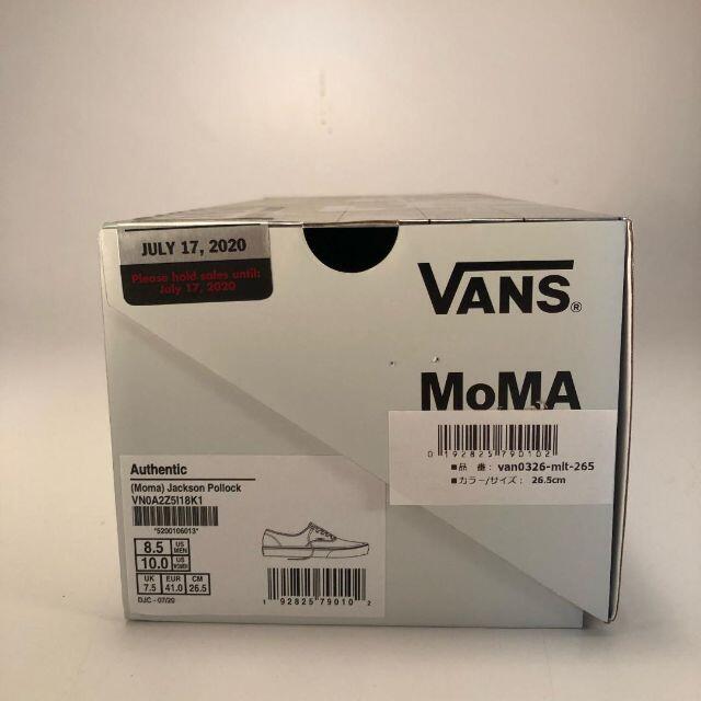 ▼VANS MoMA スニーカー VN0A2Z5I18K1 26.5cm 4