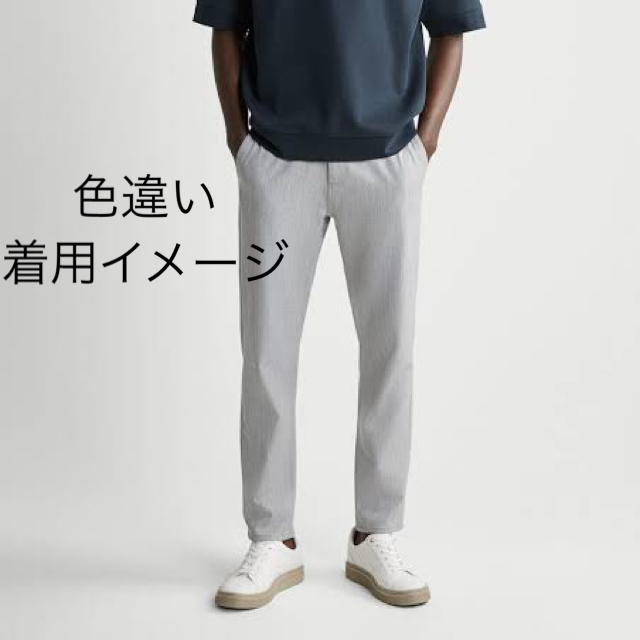 ZARA(ザラ)の新品 ZARA スリムフィット パンツ スラックス チノパン ネイビー メンズのパンツ(スラックス)の商品写真