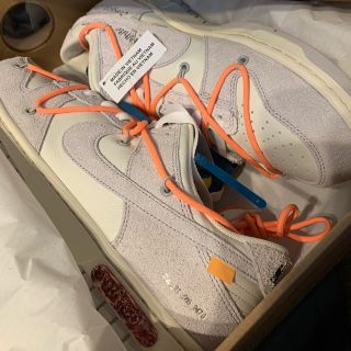 ナイキ(NIKE)のNIKEダンクLOW×off-white lot19(スニーカー)