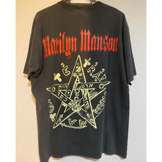 Marilyn Manson マリリンマンソン Tシャツ KOHH着 rap Tの通販 by 