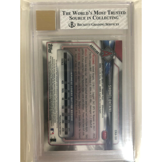 たか様専用Topps Bowman Chrome 大谷翔平 直筆サイン入りの通販 by