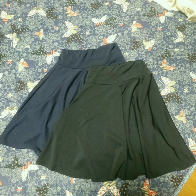 2枚セット❤フレアスカート レディースのスカート(ひざ丈スカート)の商品写真