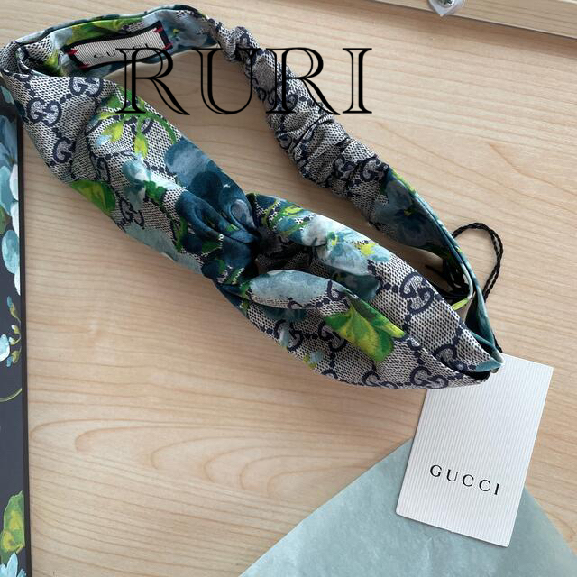 Gucci   GUCCI ヘアバンド/ヘッドバンド花柄 ブルームスの通販 by