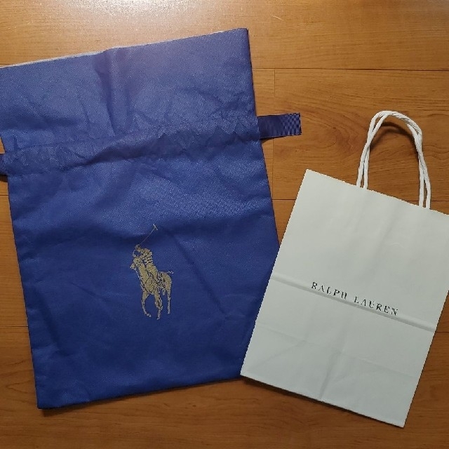 POLO RALPH LAUREN(ポロラルフローレン)のRalph Lauren　ラッピング袋　紙袋　ショッパー レディースのバッグ(ショップ袋)の商品写真