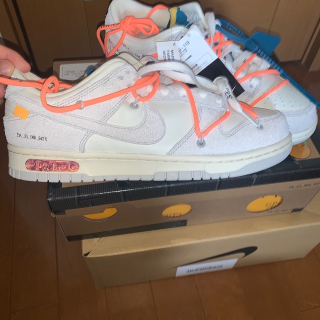 NIKE(ナイキ)のNike x Off-White Dunk Low 27.5cm メンズの靴/シューズ(スニーカー)の商品写真