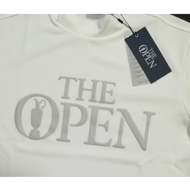 ブラックサイズ新品　THE OPEN ジ オープン　ストレッチモックシャツ