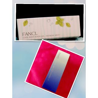 ファンケル(FANCL)のFANCL ひんやりジェルボディウォッシュ 180ml&ホワイト洗顔パウダーC(ボディソープ/石鹸)