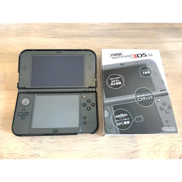 品質満点 Newニンテンドー3DS LL メタリックブラック 本体 ゲーム機