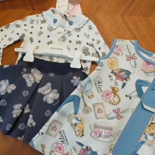 モナリザ(MONNALISA)のモナリザ　くま　24month　アリス3歳用(ワンピース)