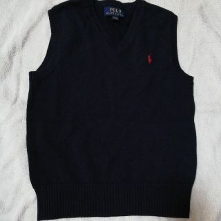 ポロラルフローレン(POLO RALPH LAUREN)のPORO RALPH LAUREN 紺色ベスト130cm?(ニット)