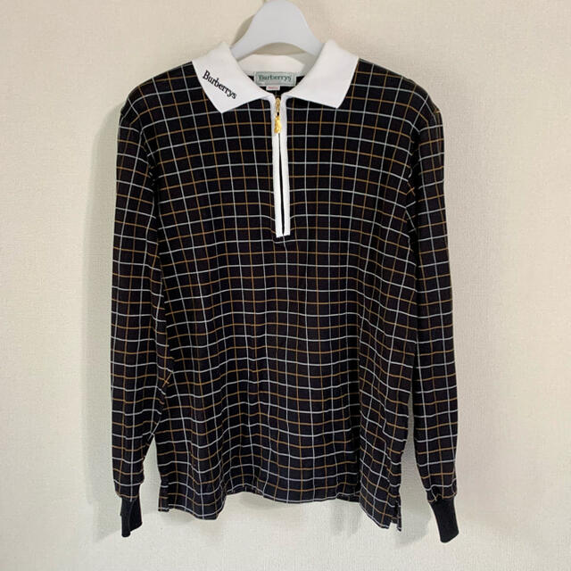 BURBERRY(バーバリー)の【美品・希少】Burberrys ロンポロ チェック ゴルフ ゴールド金具 レディースのトップス(シャツ/ブラウス(長袖/七分))の商品写真