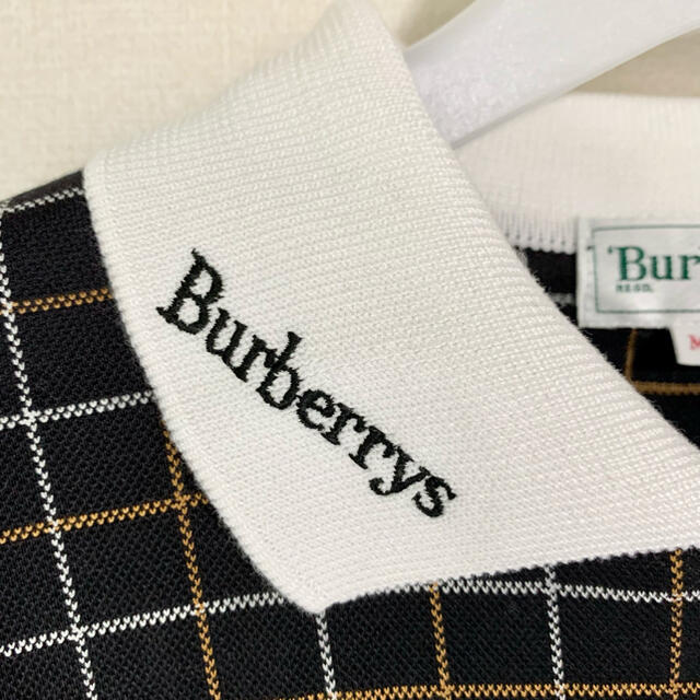 BURBERRY(バーバリー)の【美品・希少】Burberrys ロンポロ チェック ゴルフ ゴールド金具 レディースのトップス(シャツ/ブラウス(長袖/七分))の商品写真