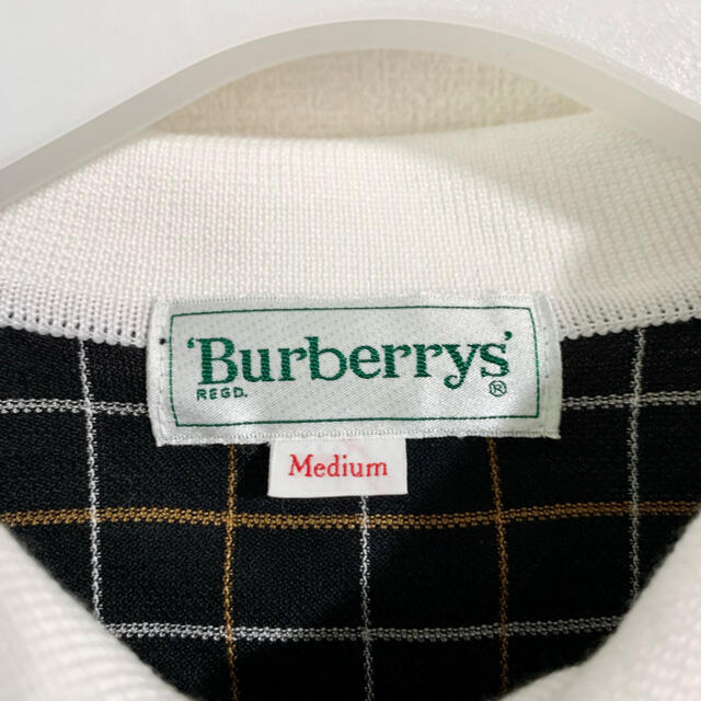 BURBERRY(バーバリー)の【美品・希少】Burberrys ロンポロ チェック ゴルフ ゴールド金具 レディースのトップス(シャツ/ブラウス(長袖/七分))の商品写真