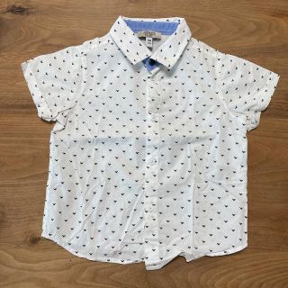 アルマーニ ジュニア(ARMANI JUNIOR)のARMANI アルマーニ　シャツ　半袖　18M 82センチ(シャツ/カットソー)