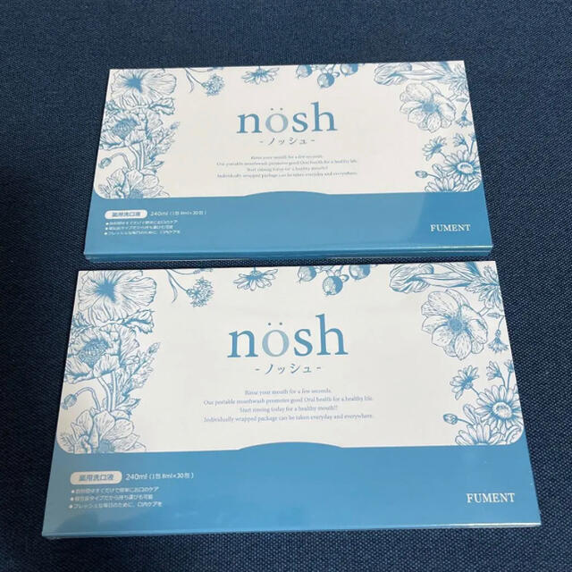 nosh ノッシュ トゥースウォッシュ マウスウォッシュ オーラルケア ×2箱