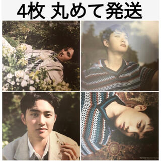 エクソ(EXO)のEXO ギョンス　ポスター　4種セット(K-POP/アジア)