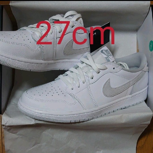 nikeair jordan1 low og white particle grey