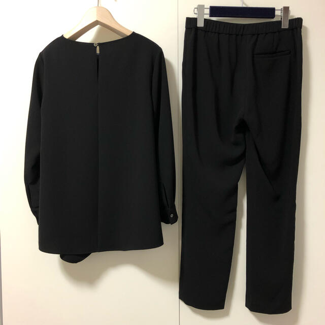 Theory 21SS セットアップ とろみ素材 ブラウス プルオンパンツ