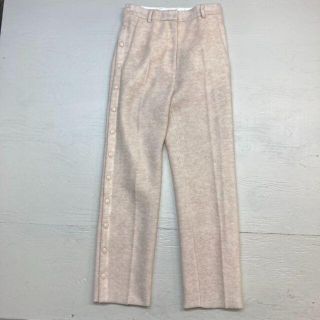 エムエムシックス(MM6)のMM6 ウールサイドボタンパンツ Maison Margiela(カジュアルパンツ)