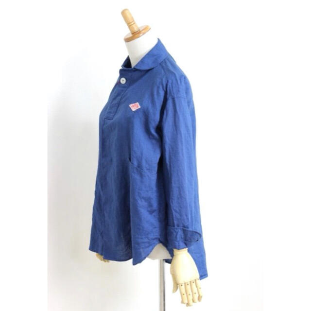 【新品】 ダントン ポケット付き ショールカラーロングシャツ #JD-3462
