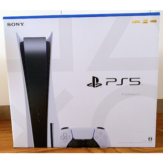 ソニー(SONY)のPS5 プレステ5 プレイステーション5 本体 新品 ディスクドライブ搭載(家庭用ゲーム機本体)