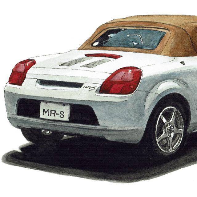 NC-1352トヨタMR2/MR-S限定版画直筆サイン額装作家平右ヱ門 6