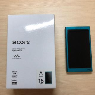 ウォークマン(WALKMAN)の【あつし様専用】Sony walkman NW-A35 ビリジアンブルー(ポータブルプレーヤー)